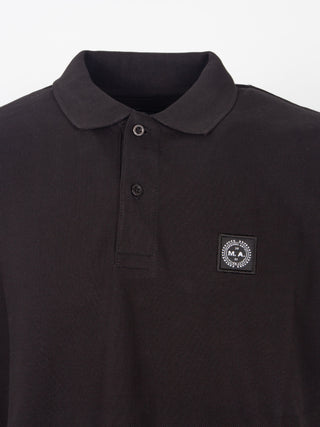 Polo con logo ricamato