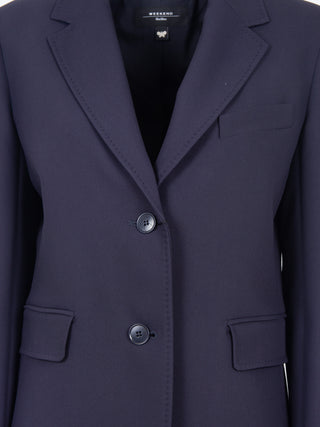 Blazer in tela di viscosa stretch