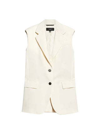 Gilet in tela di lana stretch