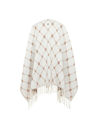 Poncho con logo all over