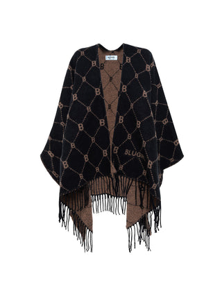 Poncho con logo all over