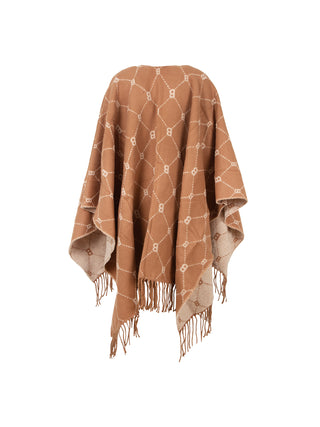 Poncho con logo all over