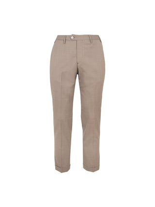 Pantaloni chino in misto lana