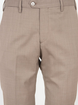 Pantaloni chino in misto lana