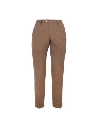 Pantaloni chino in misto lana