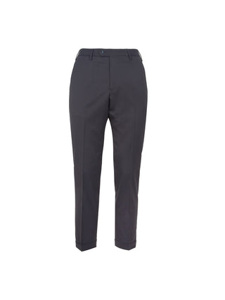 Pantaloni chino in misto lana