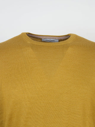 Crewneck sweater in wool blend