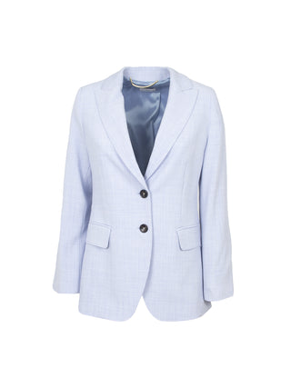 Blazer in stuoia melange