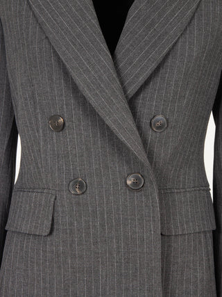 Blazer doppio petto gessato