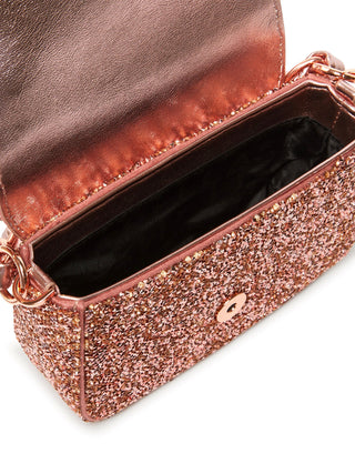 Borsa compatta con strass