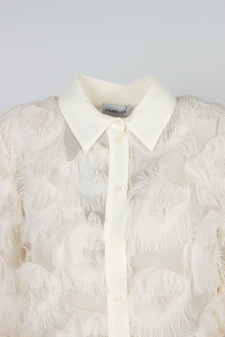 Camicia con particolari a frange