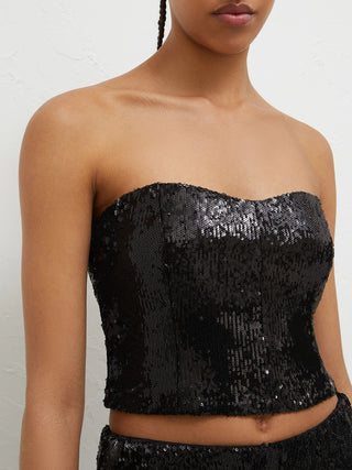 Bustier di paillettes