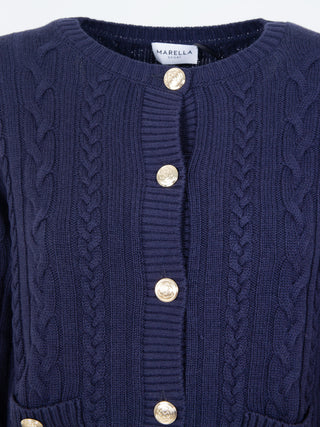 Cardigan in misto lana