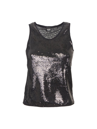 Top in paillettes