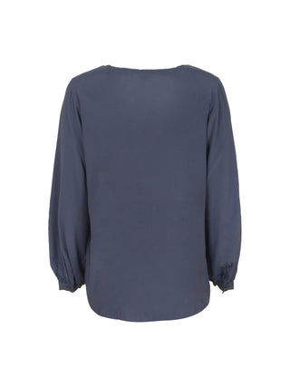 Blusa a maniche lunghe