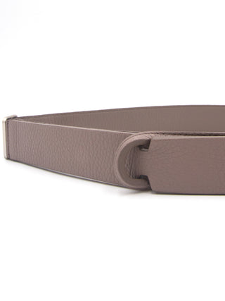 Nobuckle micron leather belt
