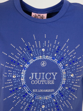 T-shirt con strass