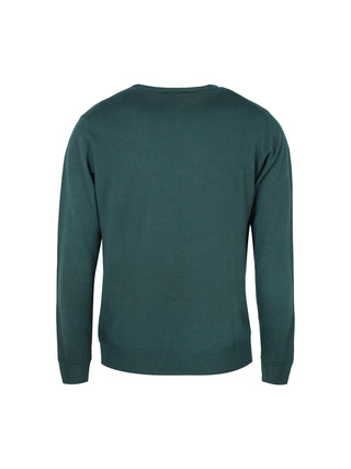 Pure wool crew neck sweater
