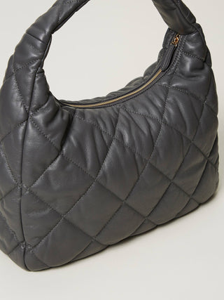 Borsa hobo grande quilted imbottita