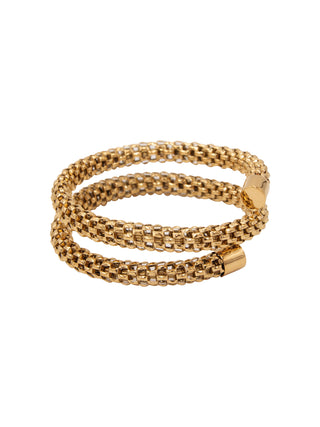 Bracciale rigido intrecciato