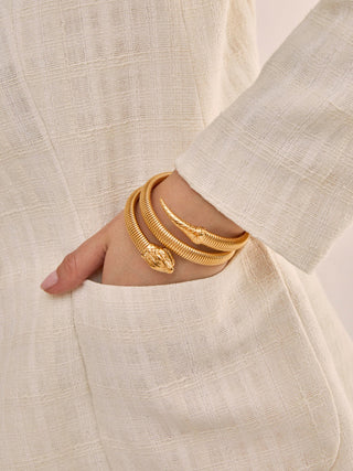 Rigid snake bracelet