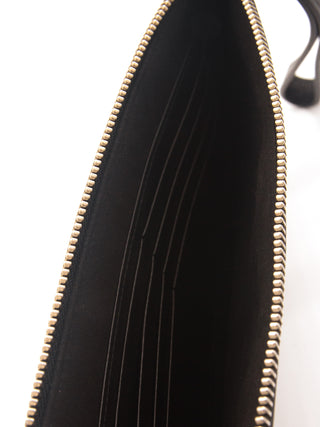 Busta micron in pelle con polsiera