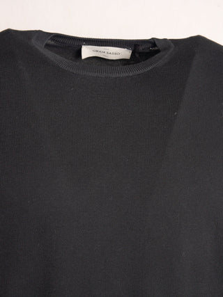 Maglia girocollo in cotone