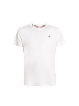 Baumwoll-T-Shirt mit Stickerei