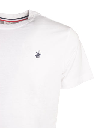 Baumwoll-T-Shirt mit Stickerei