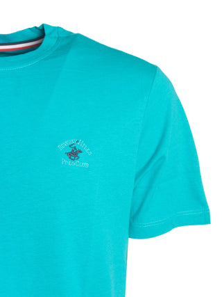 Baumwoll-T-Shirt mit Stickerei