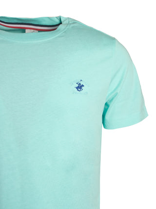 Baumwoll-T-Shirt mit Stickerei