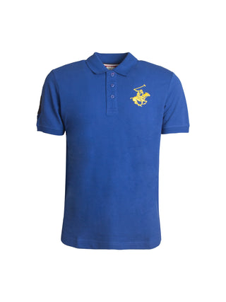Polo in cotone con ricamo