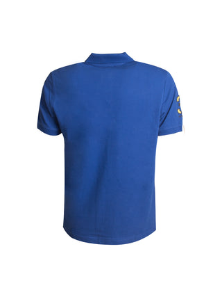 Polo in cotone con ricamo