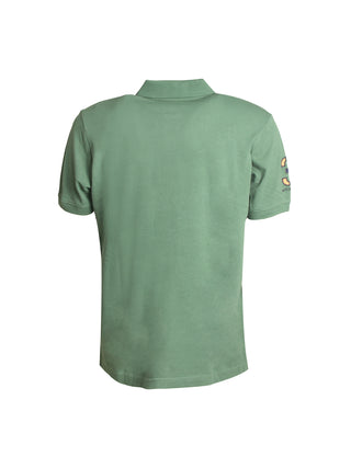 Polo in cotone con ricamo