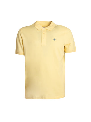 Polo in cotone con ricamo