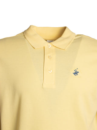 Polo in cotone con ricamo