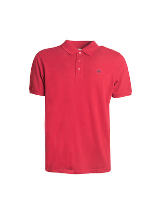 Polo in cotone con ricamo