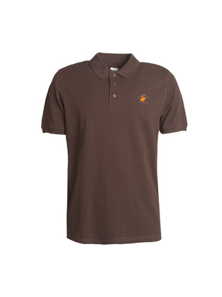Polo in cotone con ricamo
