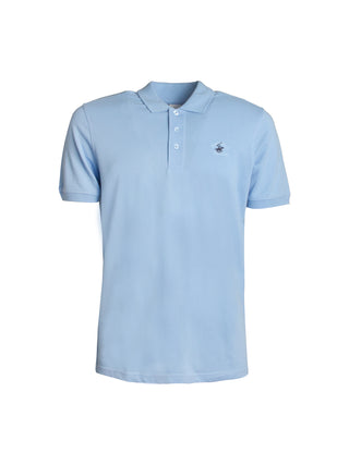 Polo in cotone con ricamo