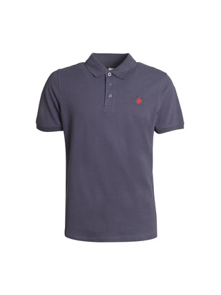 Polo in cotone con ricamo