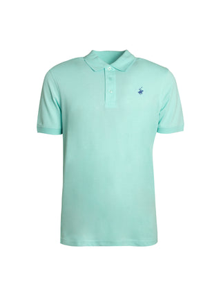 Polo in cotone con ricamo