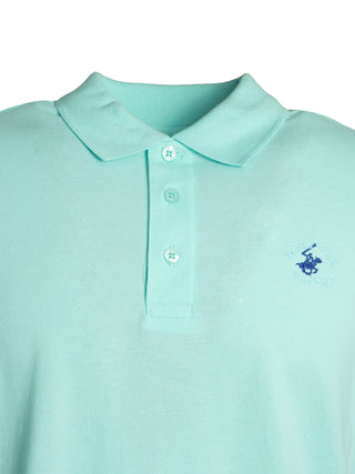 Polo in cotone con ricamo