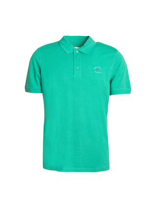 Polo in cotone con ricamo