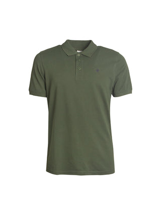 Polo in cotone con ricamo