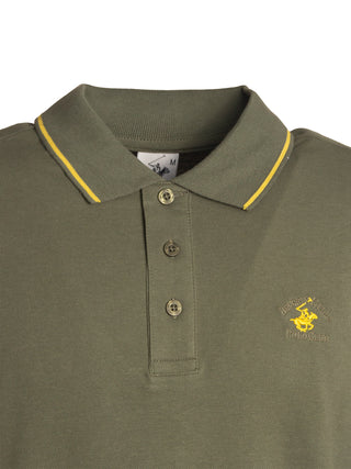 Polo in cotone con ricamo