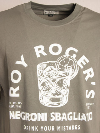 Jersey crew neck T-shirt