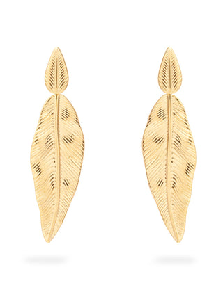 Orecchini foglia lunghi