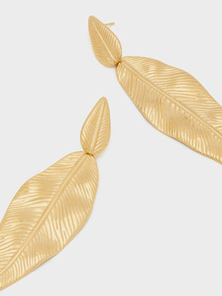 Orecchini foglia lunghi