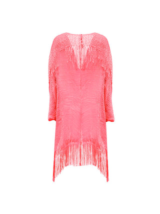 Poncho sarah con frange