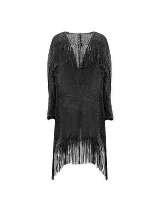 Poncho sarah con frange